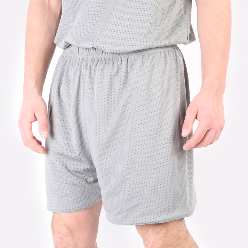 мужские серые шорты Hard Двухсторонние Hard grey/LT blue-2 - цена, описание, фото 1